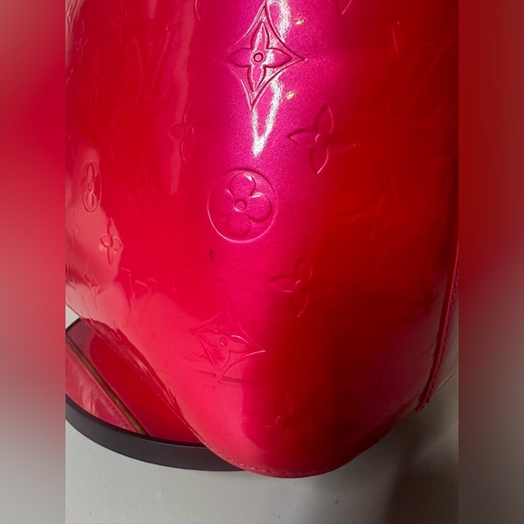 Louis Vuitton Authentic Monogram Vernis Houston M9135F Pink CA1022 - Picture 3 of 17